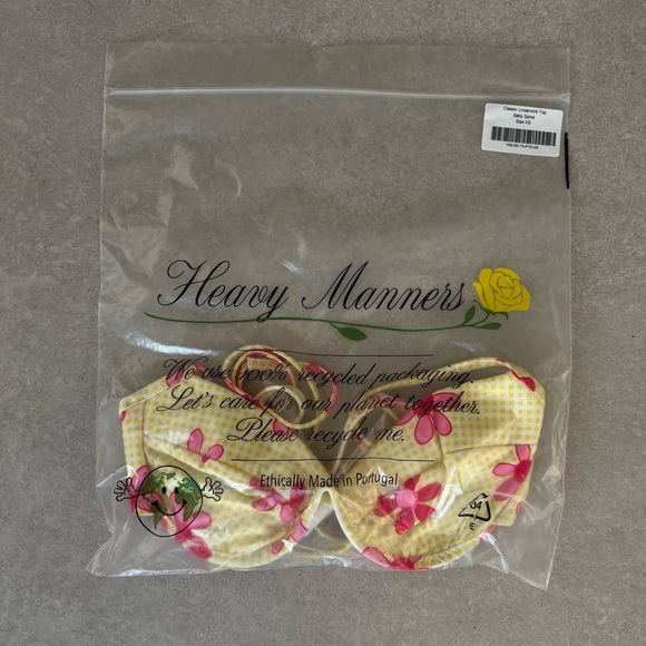 NWT HEAVY MANNERS BABY SPICE CLASSIC UNDERWIRE TOP - Picture 6 of 10